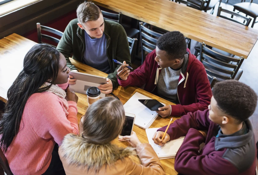 Students at High Tec Academy